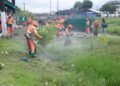 Prefeitura de Manaus realiza grande mutirão de limpeza na zona Sul e consolida ações realizadas durante a semana