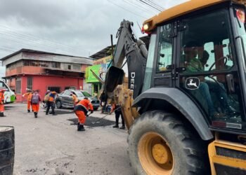 Prefeitura de Manaus avança em obras intensivas de recuperação asfáltica no bairro Nova Floresta
