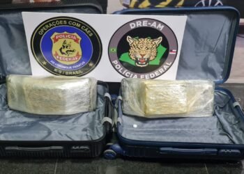PF apreende 27kg de drogas no aeroporto de Manaus