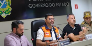 Wilson Lima alinha ações estratégicas para enfretamento à cheia de 2026, durante reunião do Comitê Permanente de Enfrentamento a Eventos Climáticos e Ambientais