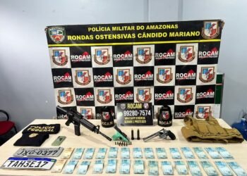 PMAM prende suspeito de envolvimento em roubo e recupera R$ 28 mil tomado em assalto