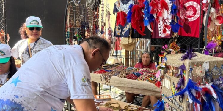 Carnaval na Floresta 2026: Torcedores dos bumbás podem adquirir produtos em feira de artesanato indígena no Carnaboi