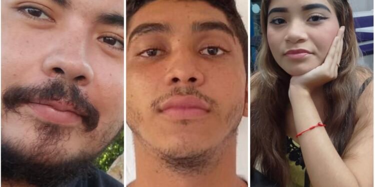 Polícia Civil divulga imagens de dois homens e uma adolescente que desapareceram em Manaus