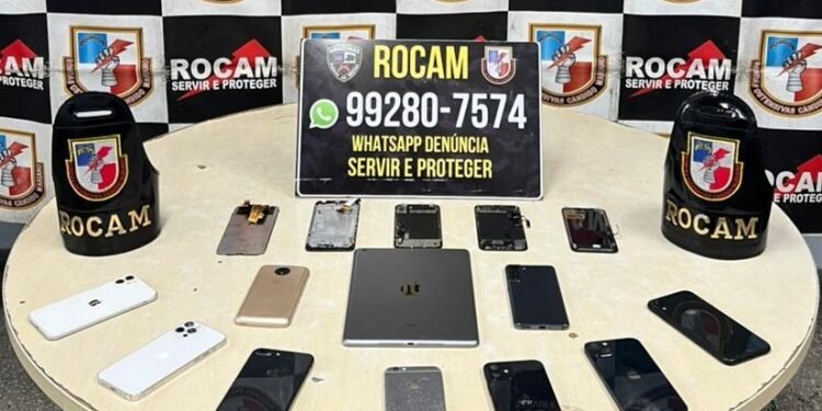Polícia Militar do Amazonas recupera nove celulares furtados na zona leste de Manaus
