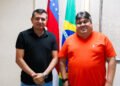 Presidente David Reis recebe vereador de Autazes para fortalecer diálogo institucional entre os municípios