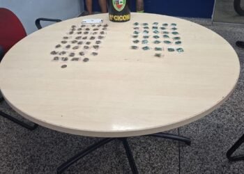 PMAM prende dupla com 70 trouxinhas de drogas após tentativa de fuga