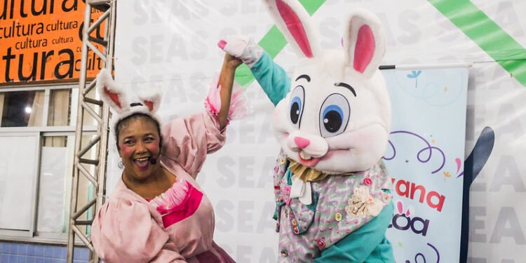 Caravana da Páscoa leva atividades culturais ao Centro de Convivência Magdalena Arce Daou