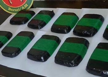 Em Beruri, PMAM e PC-AM prendem dupla com 10 tabletes de oxi escondidas em embarcação
