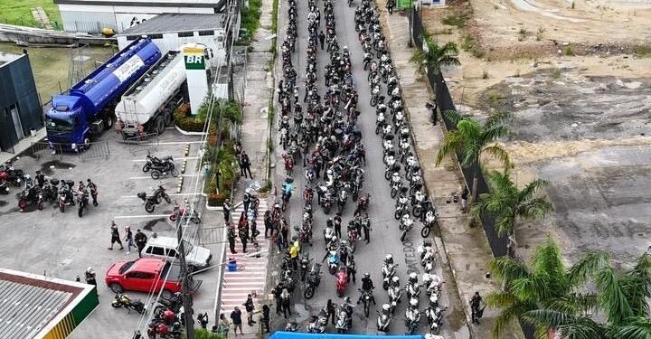 Polícia Militar do Amazonas reúne mais de 4 mil pessoas em encontro motociclístico