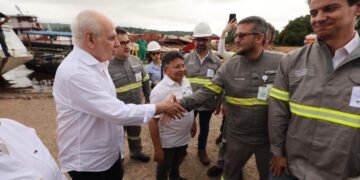 Em visita ao complexo Azulão, vice-governador Serafim Corrêa destaca potencial energético do Amazonas