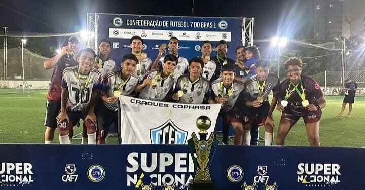Atletas do Pelci conquistam título no Super Nacional de Base de Fut7