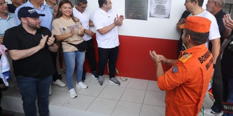 Em Manicoré, Roberto Cidade inaugura novo grupamento dos Bombeiros e reforça estratégia de expansão da corporação no interior
