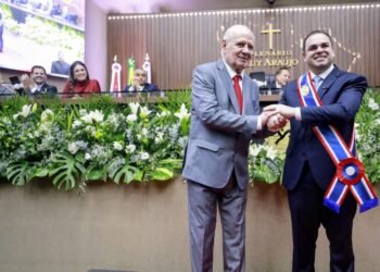 Aleam empossa governador do Amazonas, Roberto Cidade, e vice-governador Serafim Corrêa