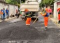 Prefeitura de Manaus intensifica operação ‘Tapa-Buracos’ e amplia recuperação viária no bairro Cidade Nova