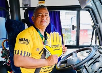 Prefeitura de Manaus promove ação educativa na ‘Faixa Liberada’ da avenida Getúlio Vargas