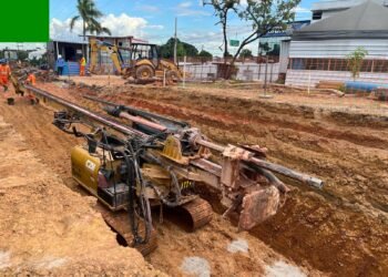 Prefeitura de Manaus avança na construção do complexo viário ‘Passarão’ com concretagem de 118 estacas profundas