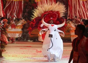 Festival de Parintins 2026: Garantido encerra o festival com “Parintins, Terra Encantada” e a despedida histórica de Isabelle Nogueira
