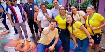 Prefeito Renato Junior visita ‘Ruas da Copa’ e prestigia trabalho feito nas comunidades que mantém viva a tradição de celebrar os jogos da Seleção Brasileira