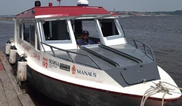 Ambulancha do Samu é furtada por bandidos no porto do São Raimundo