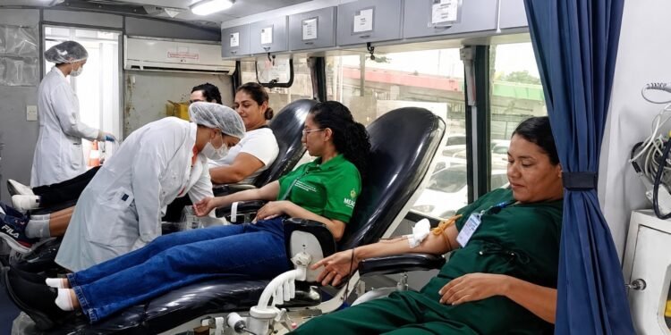 HPS Platão Araújo, em parceria com o Hemoam, realiza mobilização para doação de sangue, nesta quinta-feira