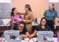 Primeira-dama Thaisa Cidade visita Centro Social São Benedito, contemplado com recursos do FPS para qualificação profissional