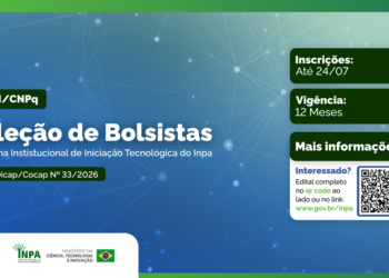 Inpa abre inscrições para seleção de bolsistas para Programa de Iniciação Tecnológica