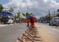 Prefeitura de Manaus avança na revitalização do canteiro central da avenida Margarita e amplia segurança para moradores da zona Norte