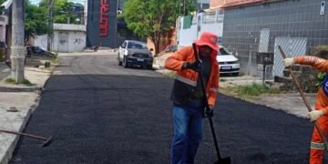 Prefeitura de Manaus reforça manutenção asfáltica no conjunto Manoa e garante mais segurança para moradores