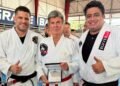 Ministro Luiz Fux recebe homenagem por atuação no Jiu-Jitsu