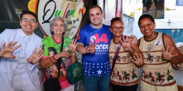 Na Praça 14, Roberto Cidade apresenta propostas e reforça compromisso com a segurança pública