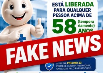 Prefeitura de Manaus alerta sobre falsa informação de oferta da vacina Pneumo 23 para maiores de 58 anos