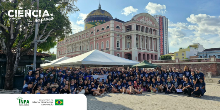 Inpa celebra 72 anos com grande público no Largo de São Sebastião, na 2ª edição do Ciência na Praça