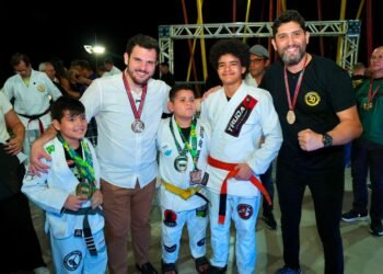 Prefeito Renato Junior participa do Jubileu de Ouro do Jiu-Jítsu e anuncia ampliação para 150 atletas beneficiados com apoio para competições