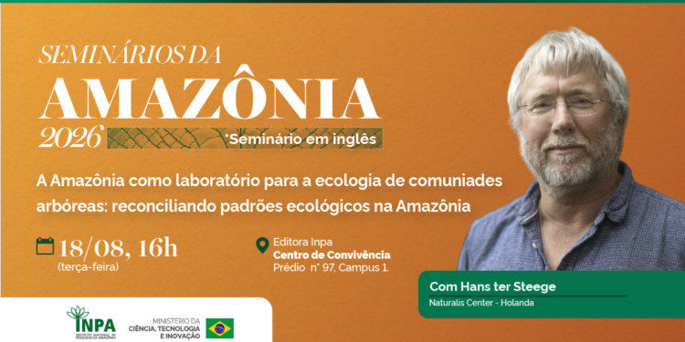 Seminários da Amazônia recebe o pesquisador Hans ter Steege