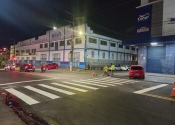 IMMU aplica sinalização viária na Zona Sul durante ‘Manaus que a Gente Cuida’