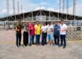 Renato Junior vistoria montagem do palco do #SouManaus Passo a Paço 2026