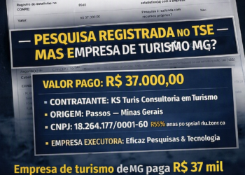 Empresa com capital social de R$ 25 mil paga R$ 37 mil por pesquisa eleitoral no Amazonas que diverge das demais