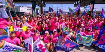 Em todas as zonas de Manaus, apoiadores de Roberto Cidade realizam bandeiraços e reforçam propostas
