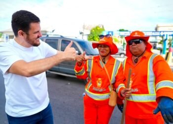Prefeito Renato Junior destaca trabalho de 1,5 mil garis e reforça conscientização para manter Manaus limpa