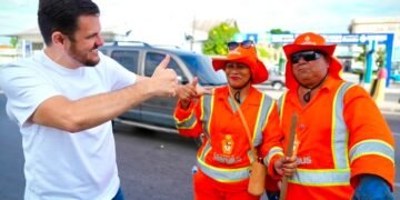 Prefeito Renato Junior destaca trabalho de 1,5 mil garis e reforça conscientização para manter Manaus limpa