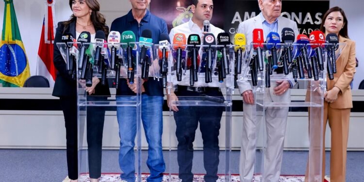 Roberto Cidade e Omar Aziz alinham início da transição de governo no Amazonas