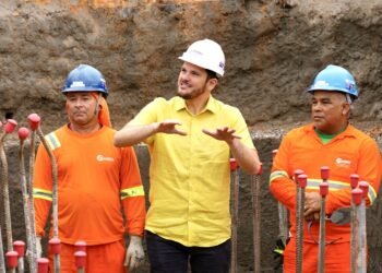 Prefeito Renato Junior vistoria obras do Passarão, que chegam a 55% de execução na zona Oeste de Manaus