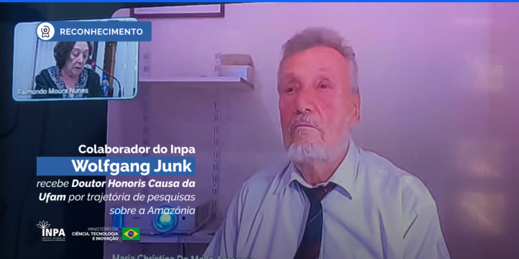 Colaborador do Inpa, Wolfgang Junk, recebe Doutor Honoris Causa da Ufam por trajetória de pesquisas sobre a Amazônia