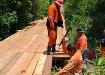 Prefeitura de Manaus constrói ponte de 120 metros no ramal do Brasileirinho para melhorar acesso e mobilidade dos moradores